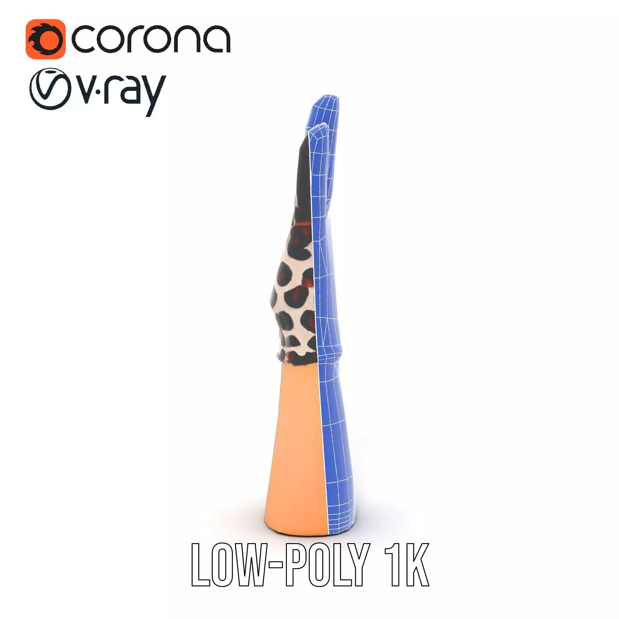 Leopard Print Glove Model Pack Texture_16