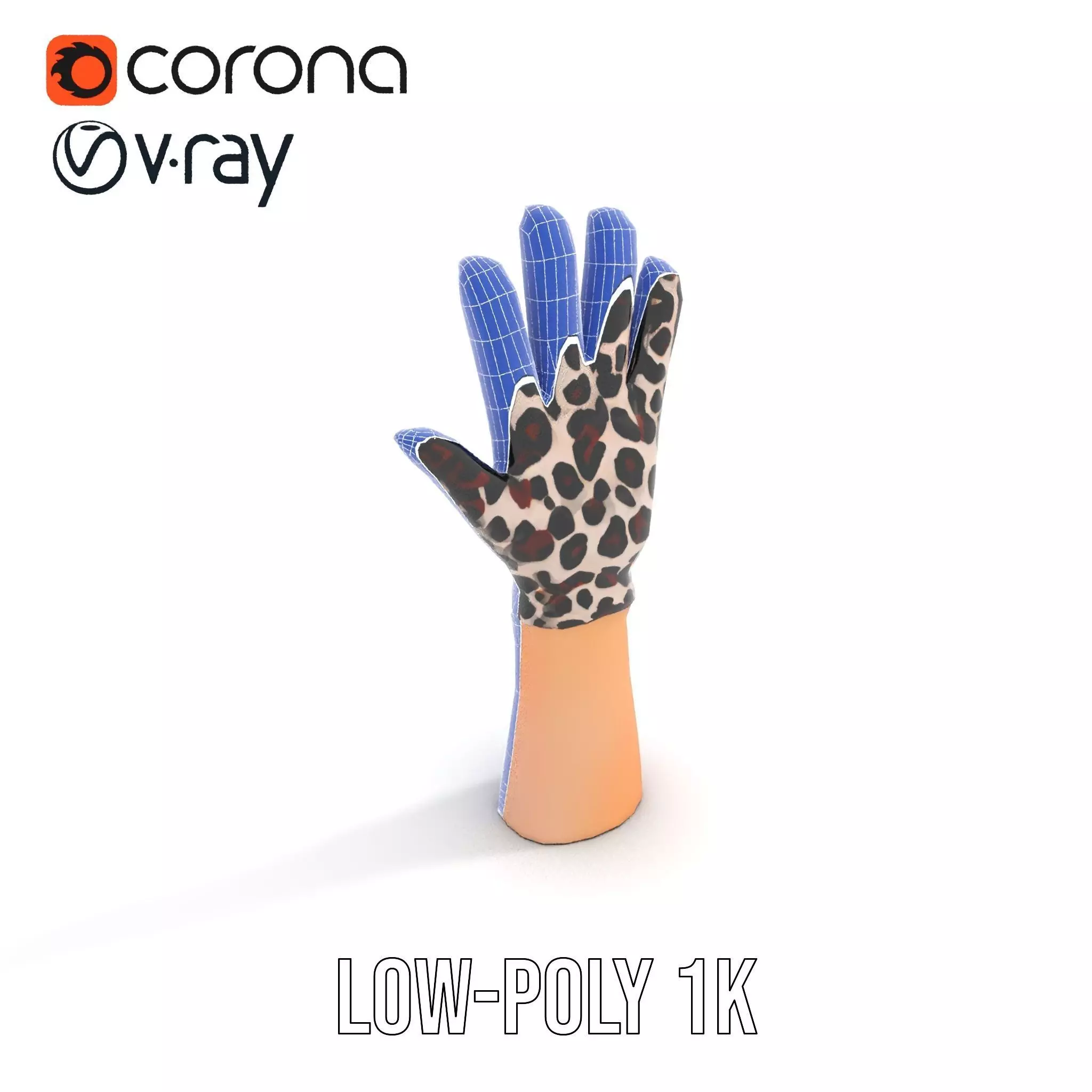 Leopard Print Glove Model Pack Texture_19