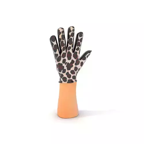 Leopard Print Glove Model Pack Texture