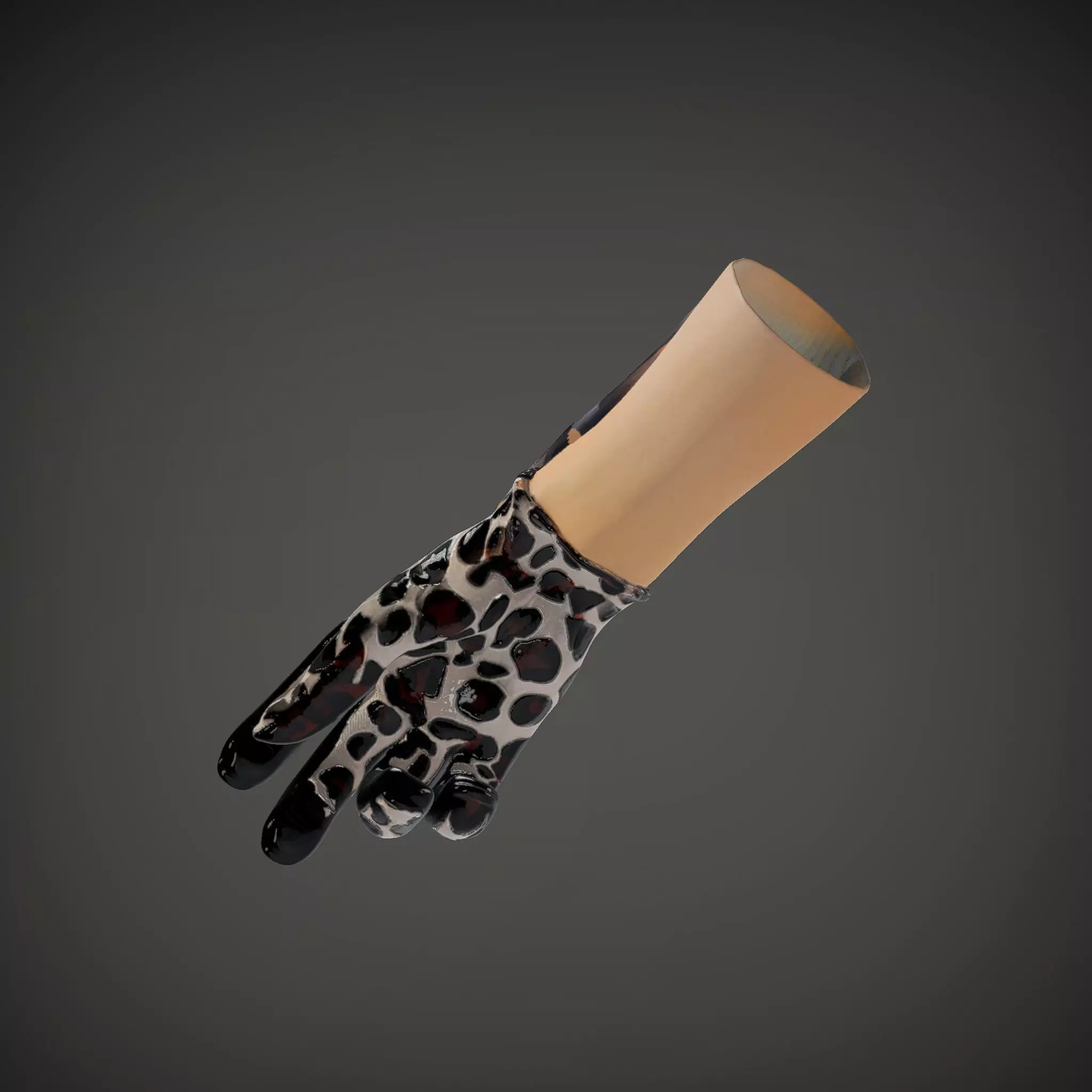 Leopard Print Glove Model Pack Texture_33
