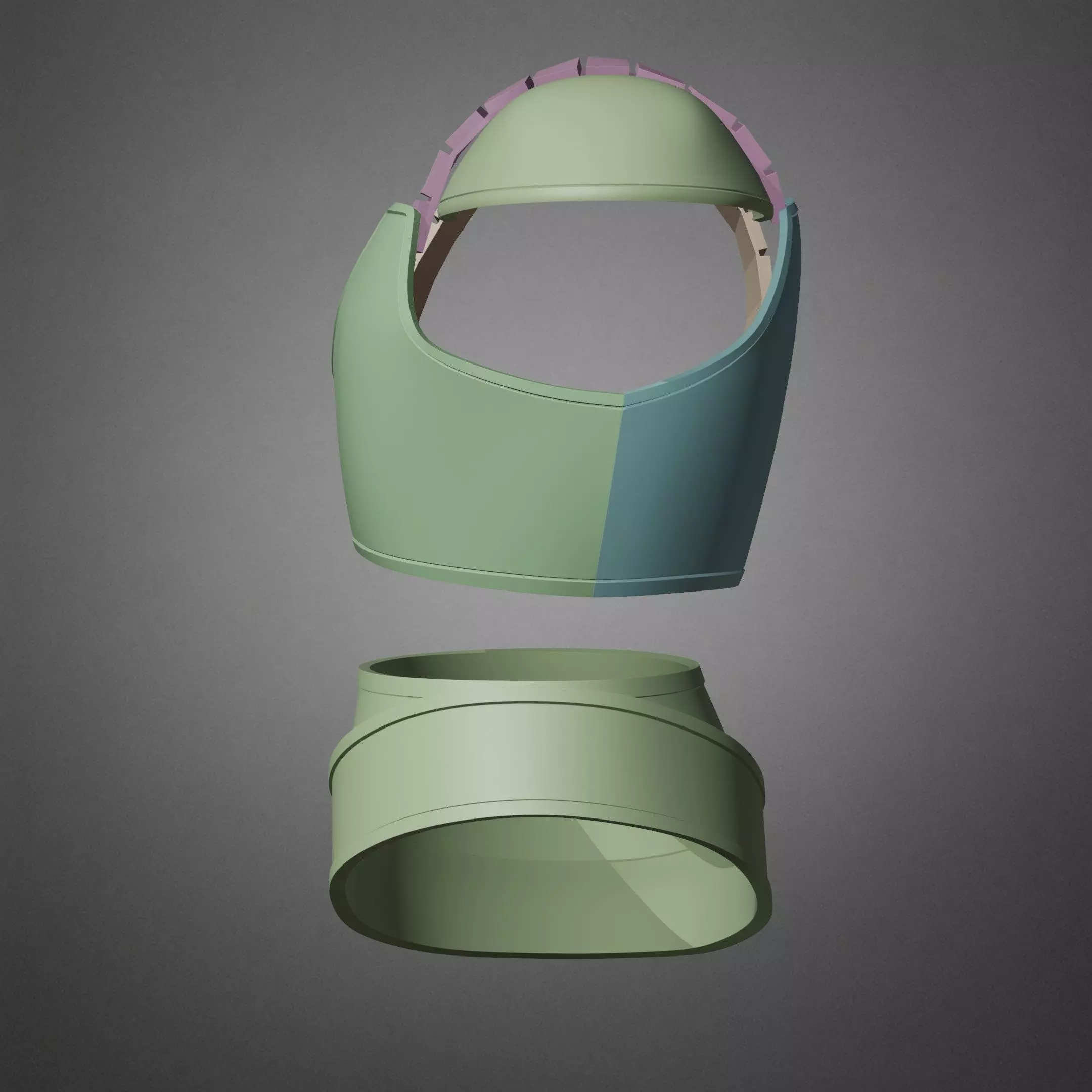 Dragon Ball Goku Yardrat Armor for Cosplay 3D print model_15