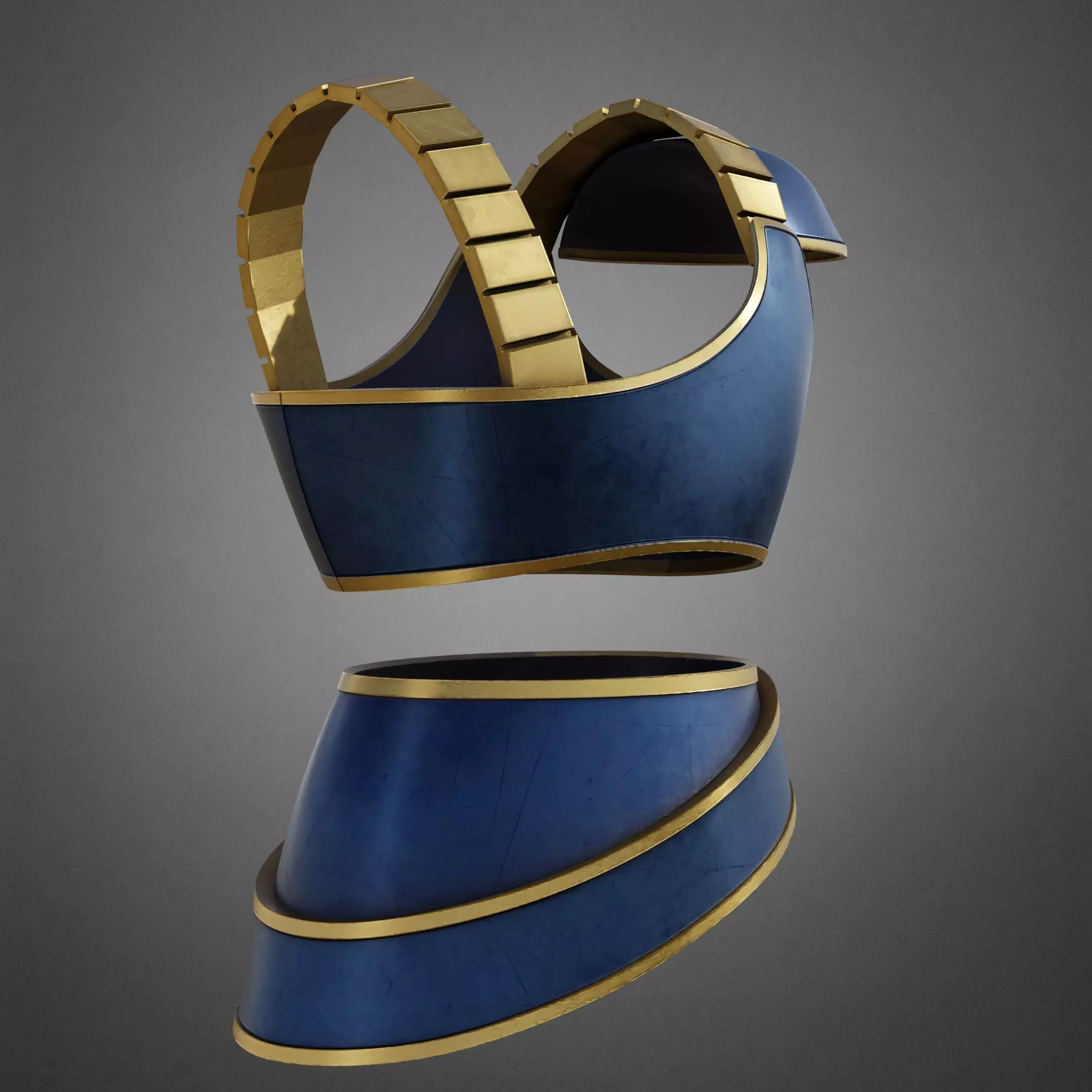 Dragon Ball Goku Yardrat Armor for Cosplay 3D print model_10