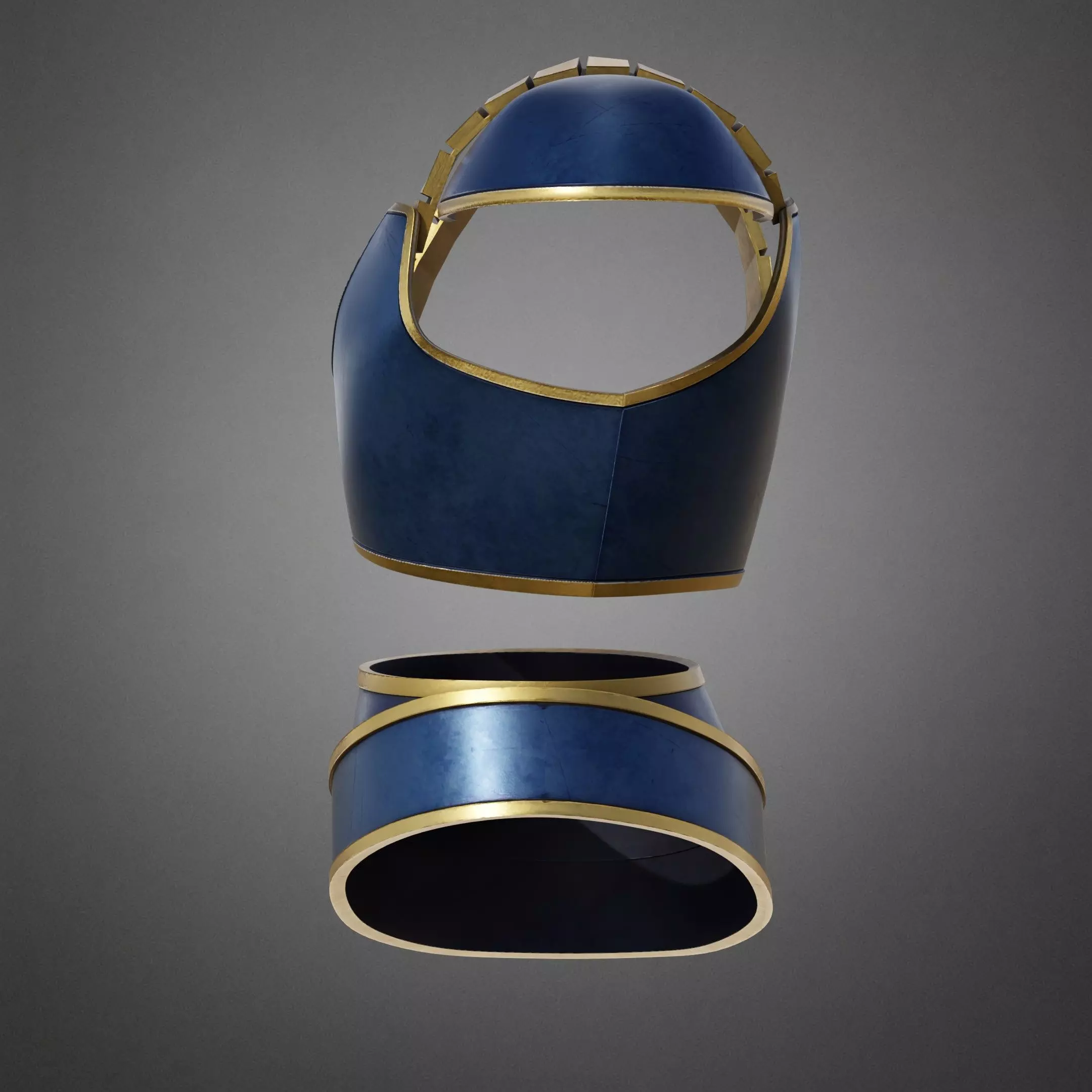 Dragon Ball Goku Yardrat Armor for Cosplay 3D print model_5