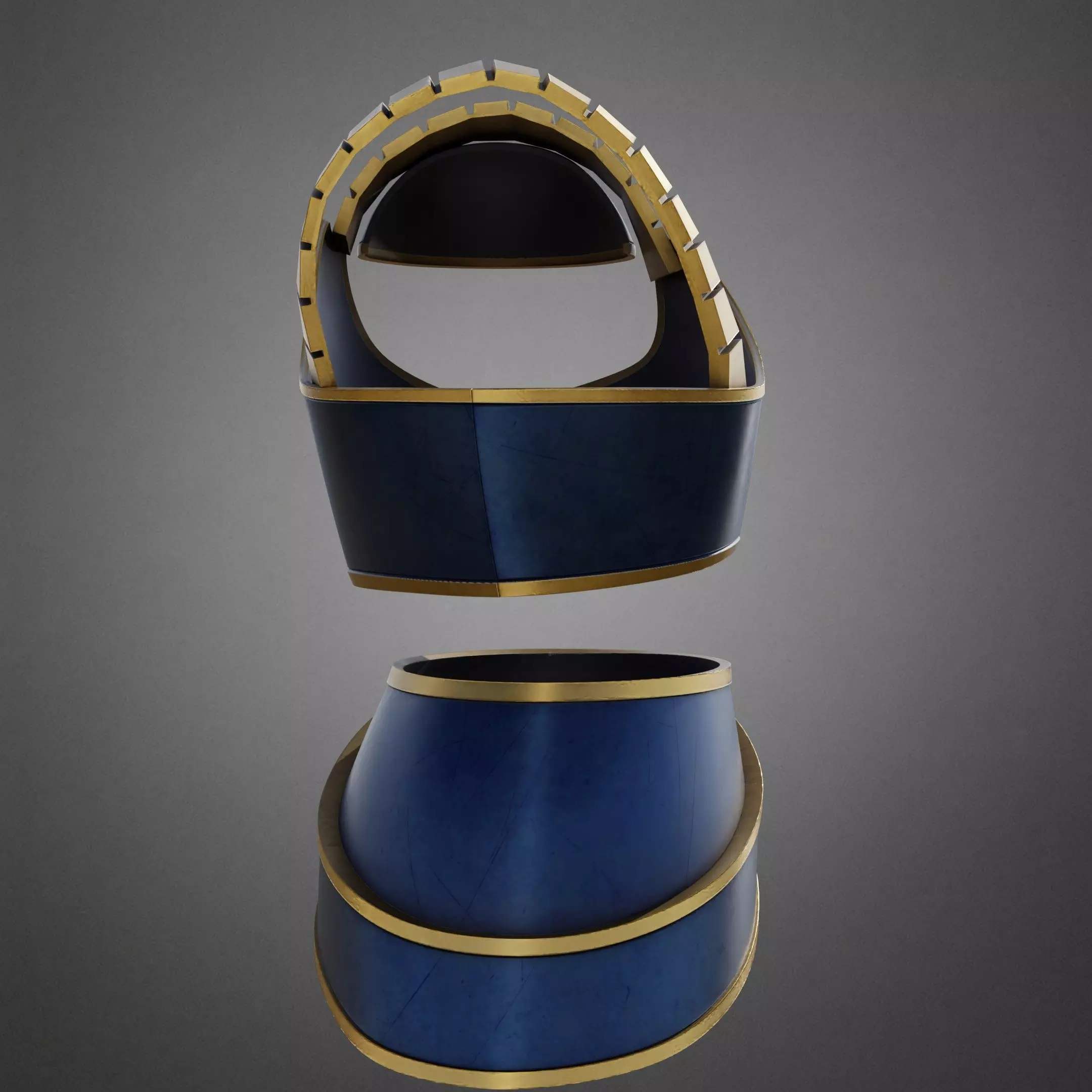 Dragon Ball Goku Yardrat Armor for Cosplay 3D print model_9