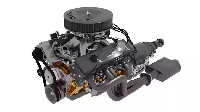 V8 Engine 3D model