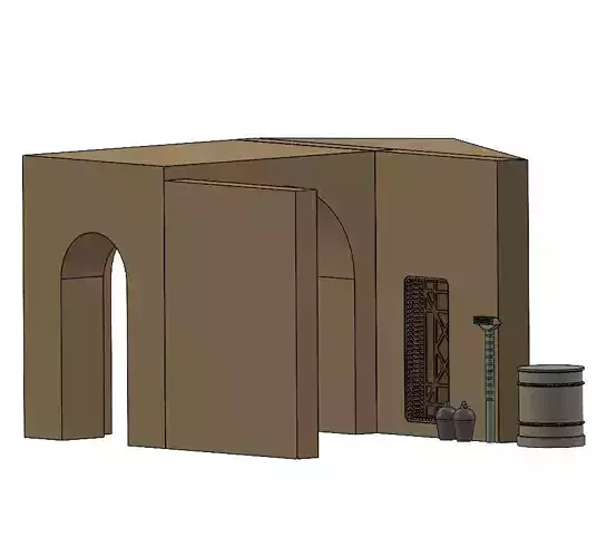 Docking Bay 94 Entrance Passageway Diorama