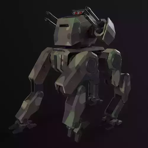 Military 4 leg Mech