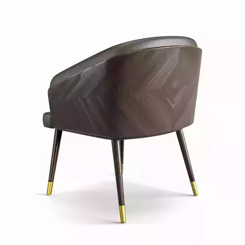Modern Leisure Chair 3D model 4