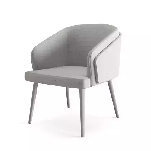 Modern Leisure Chair 3D model 6