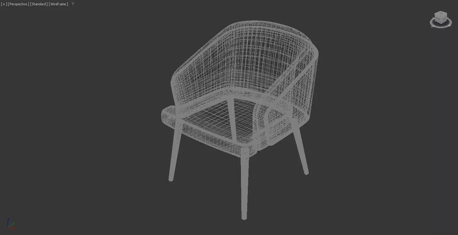 Modern Leisure Chair 3D model_13