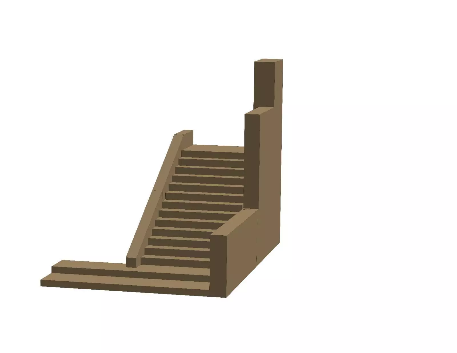 Docking Bay 94 Entrance Passageway Stairs 3D print model_2