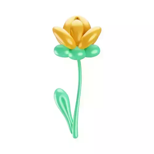 Beautiful 3D Flower Model