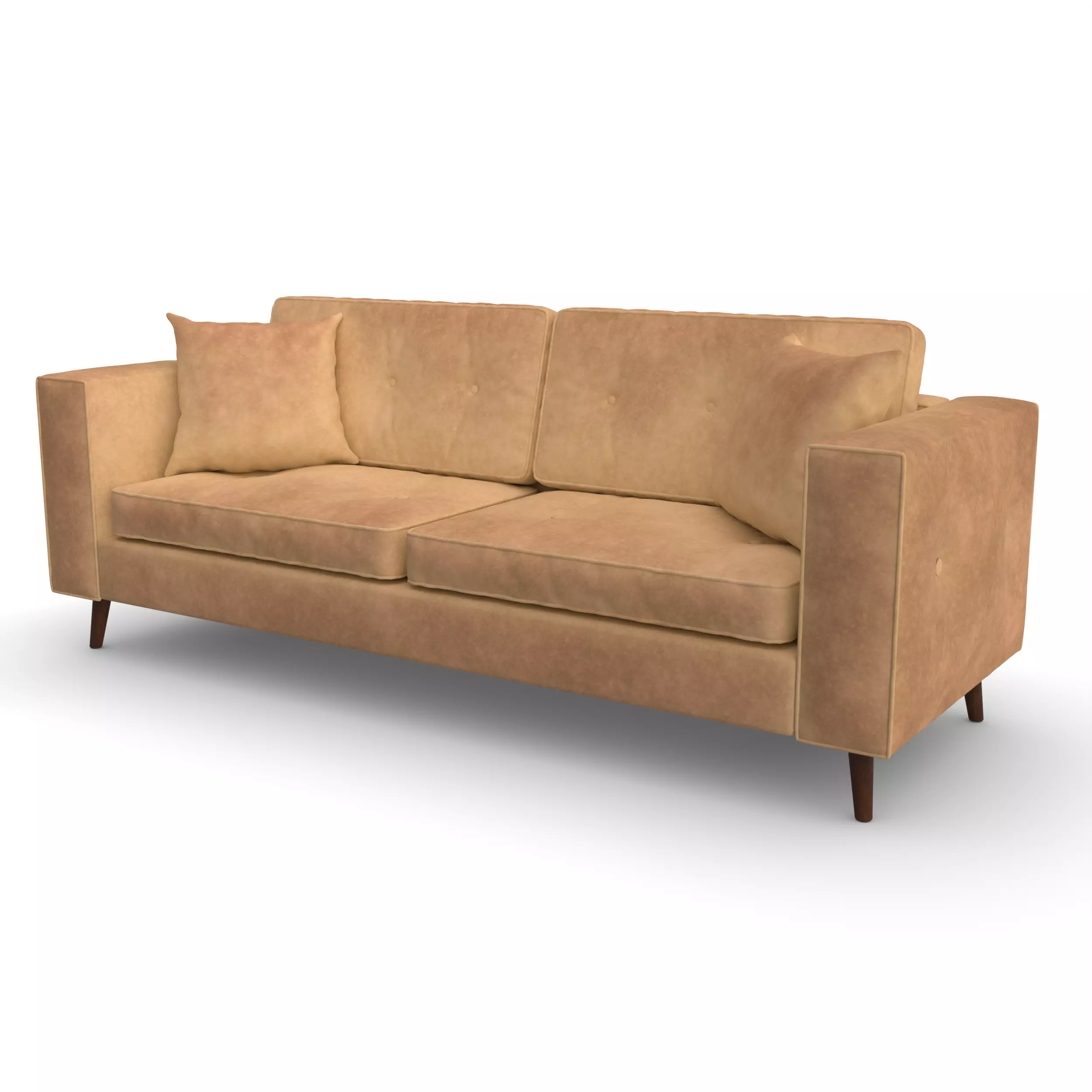 Modern Cozy Sofa 3D model_8