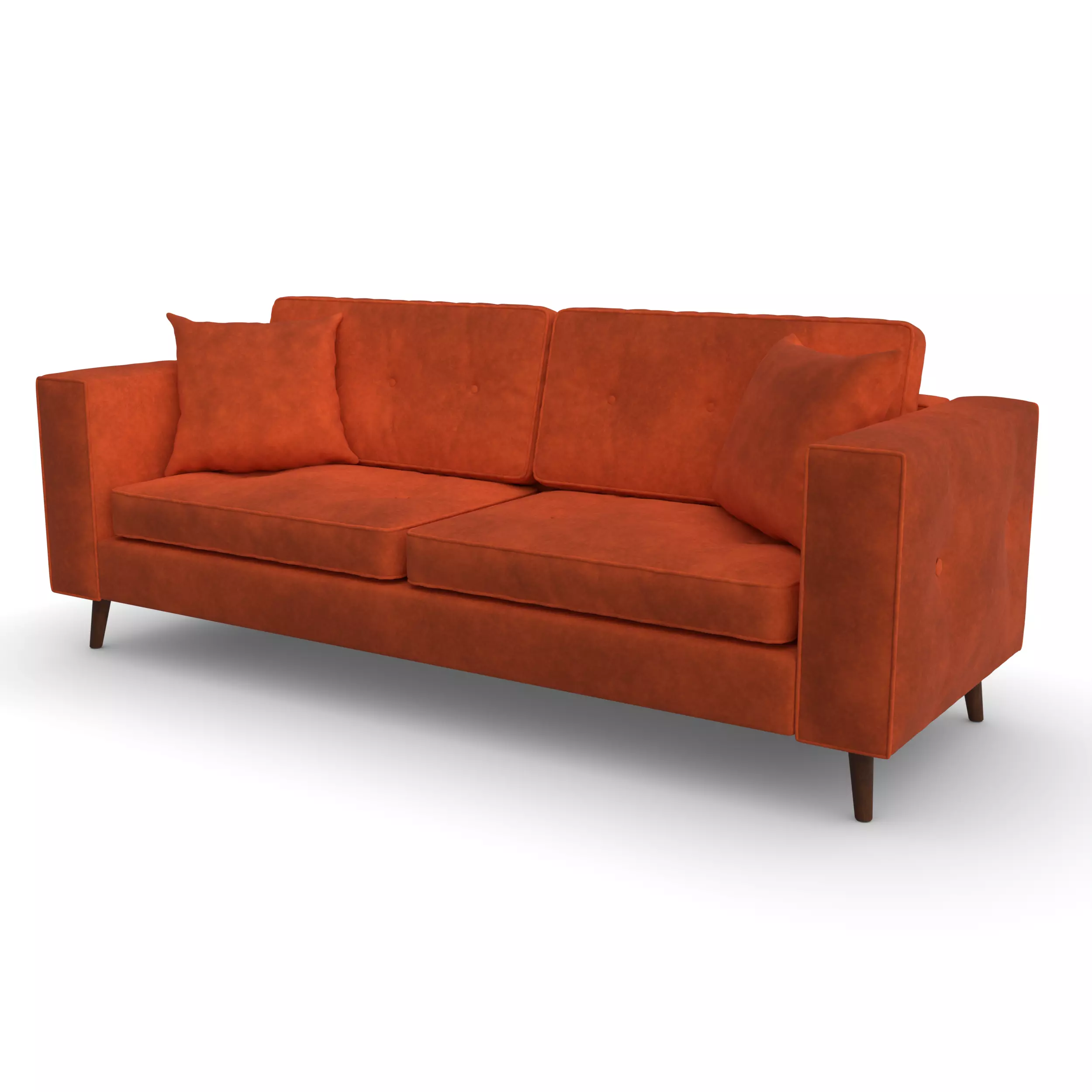 Modern Cozy Sofa 3D model_6