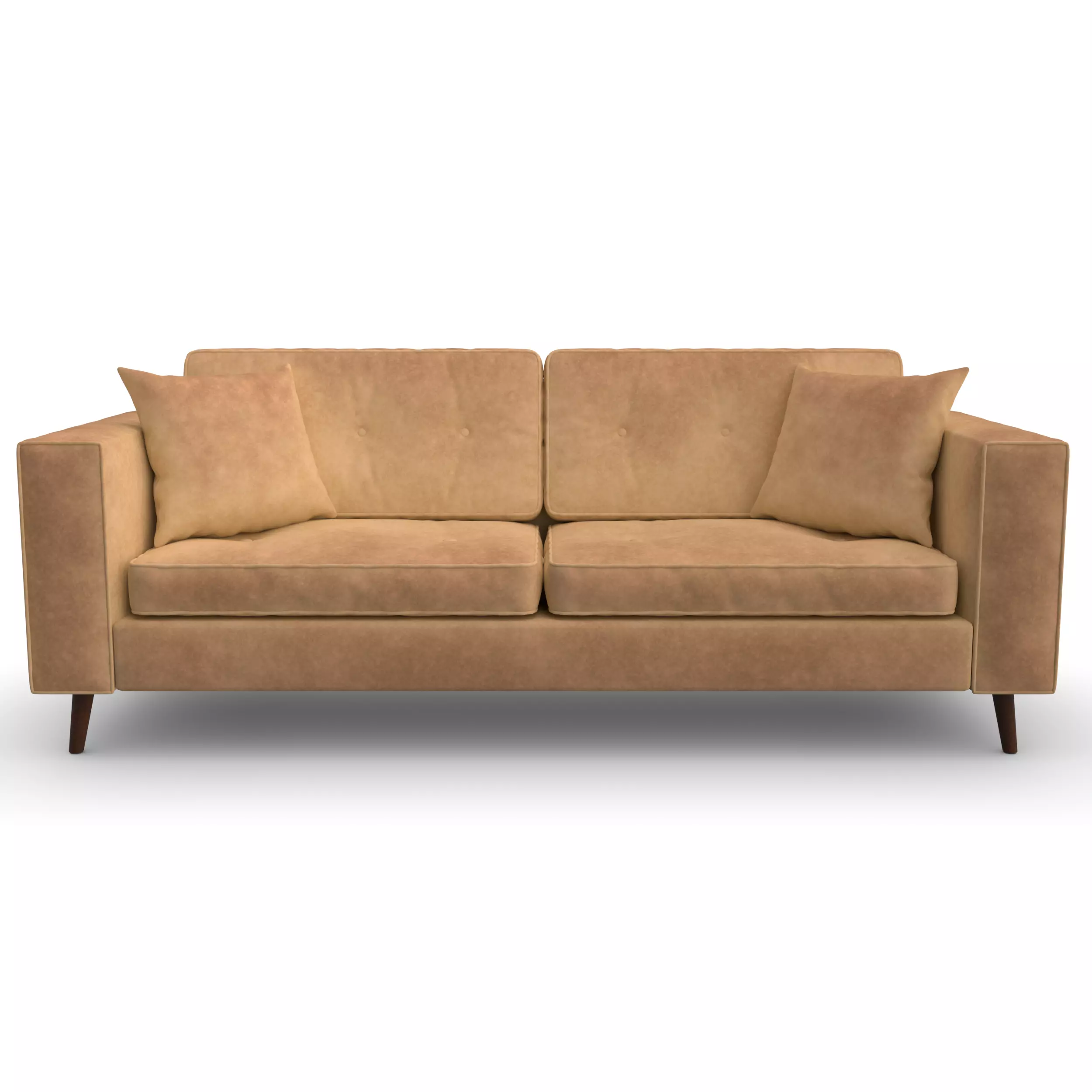 Modern Cozy Sofa 3D model_5