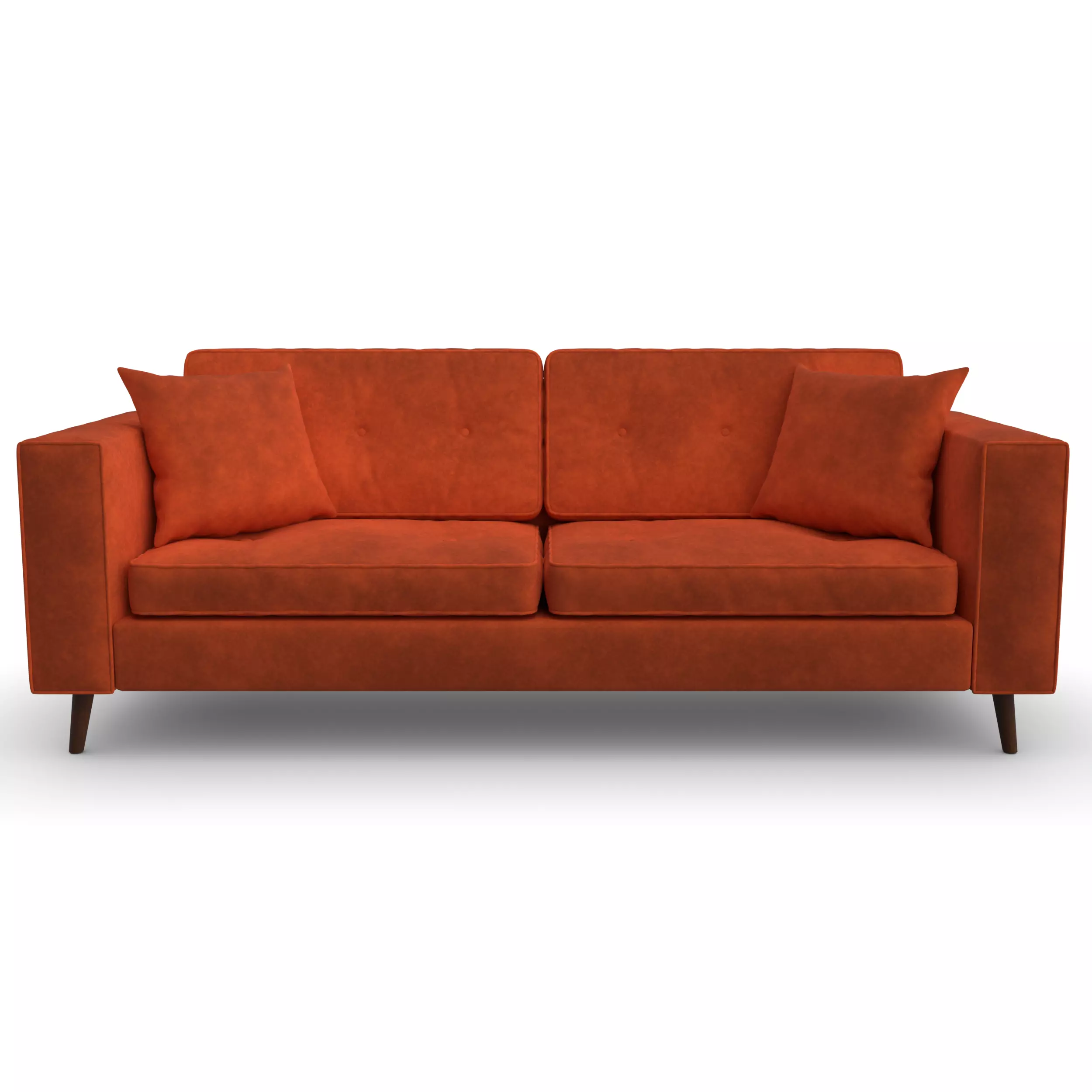 Modern Cozy Sofa 3D model_3