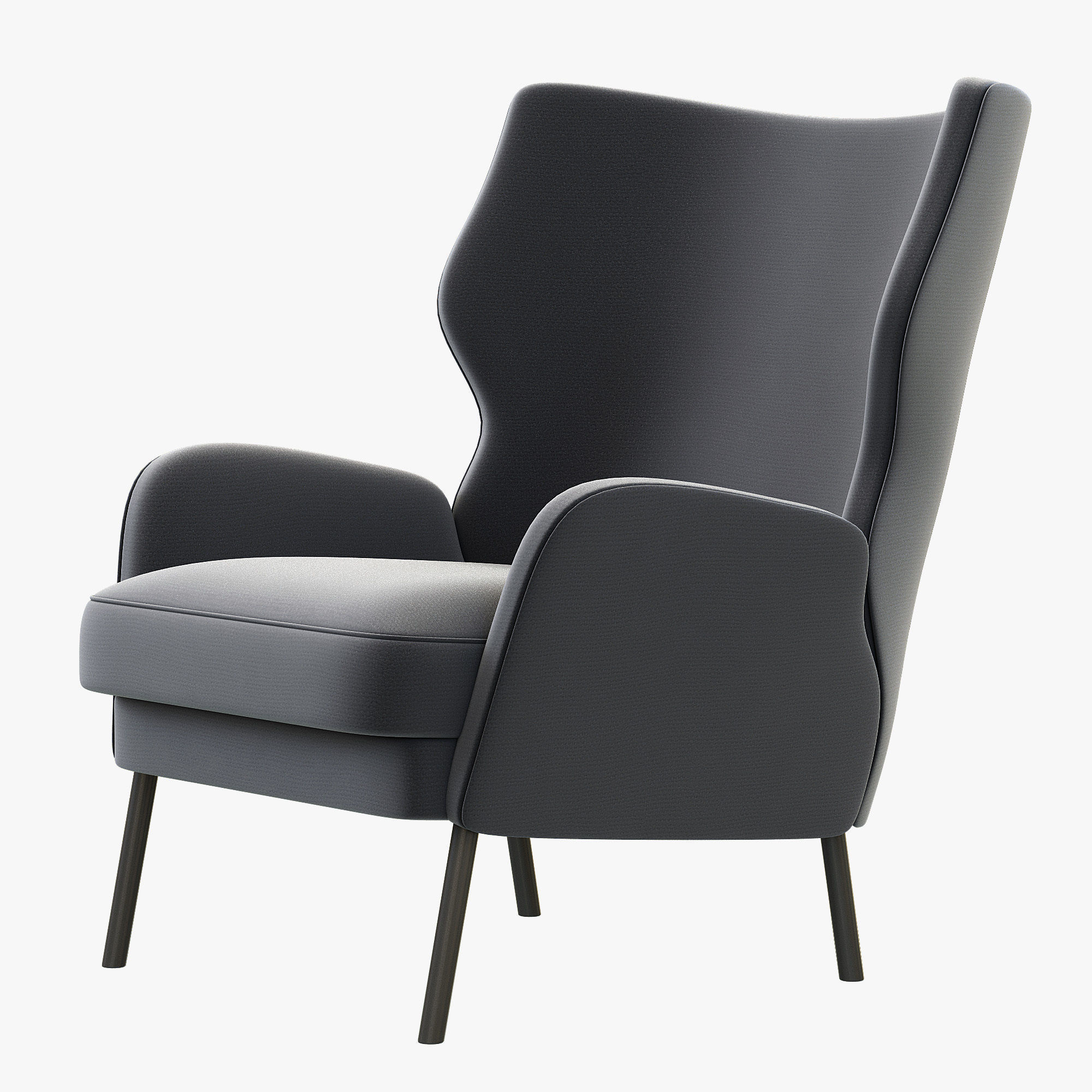 Sits Alex Armchair 3D model_4