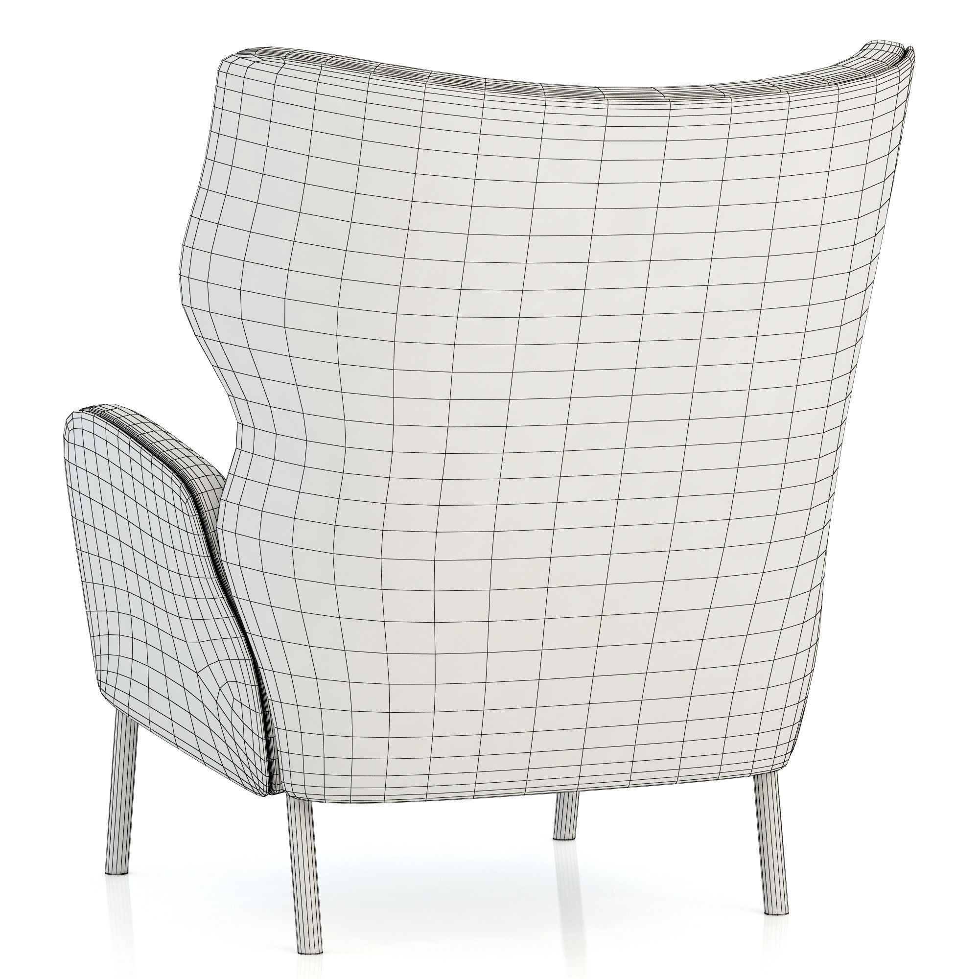 Sits Alex Armchair 3D model_8