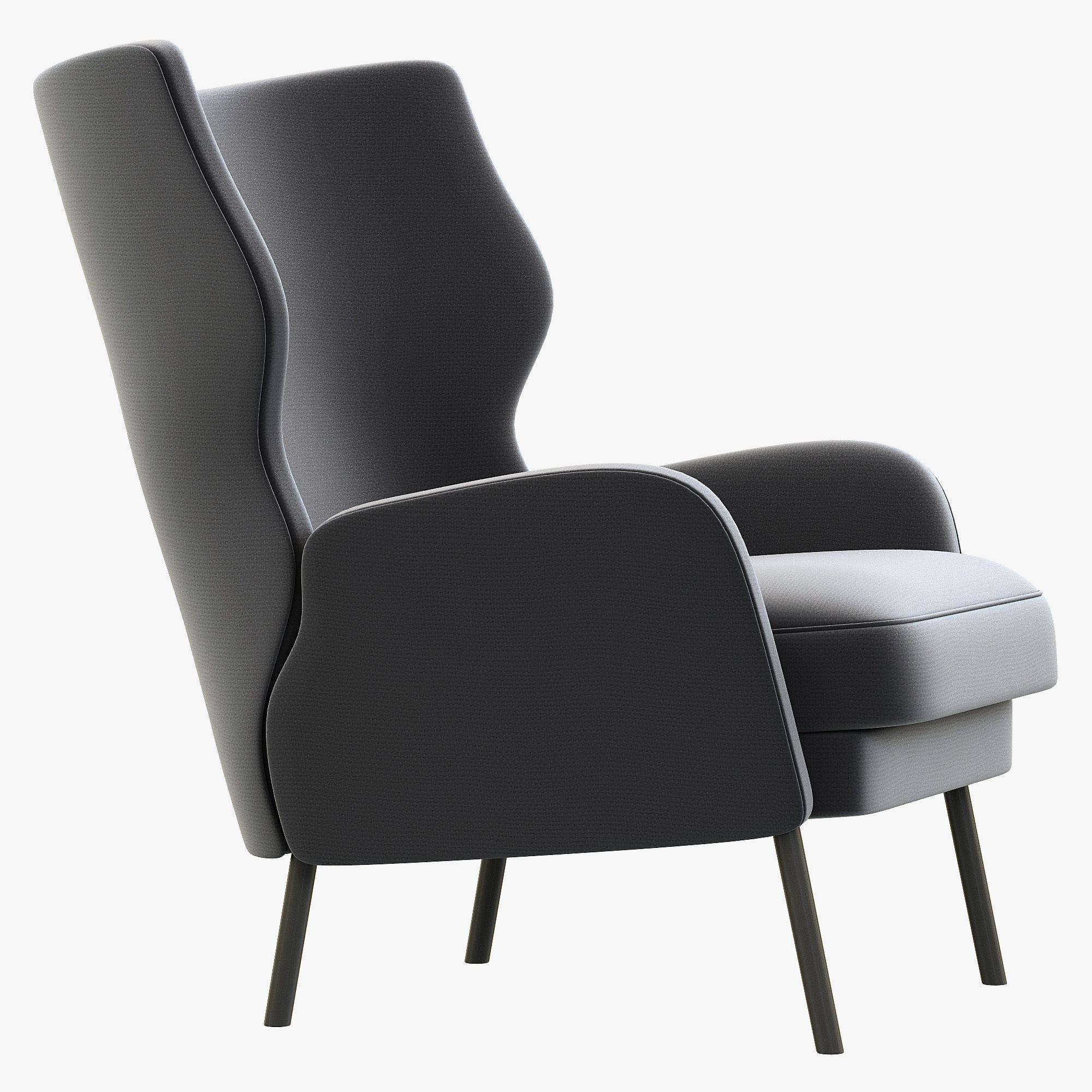 Sits Alex Armchair 3D model_3