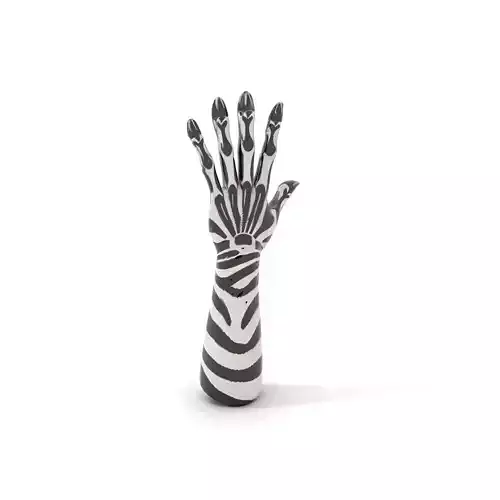 Skeleton Glove Hand model pack with detailed textures