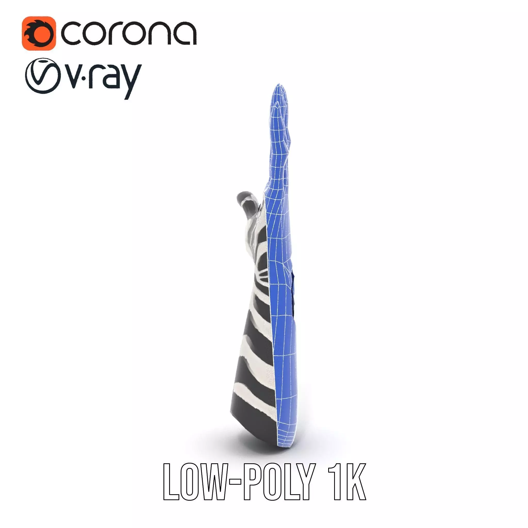 Skeleton Glove Hand model pack with detailed textures Low-poly 3D model_17