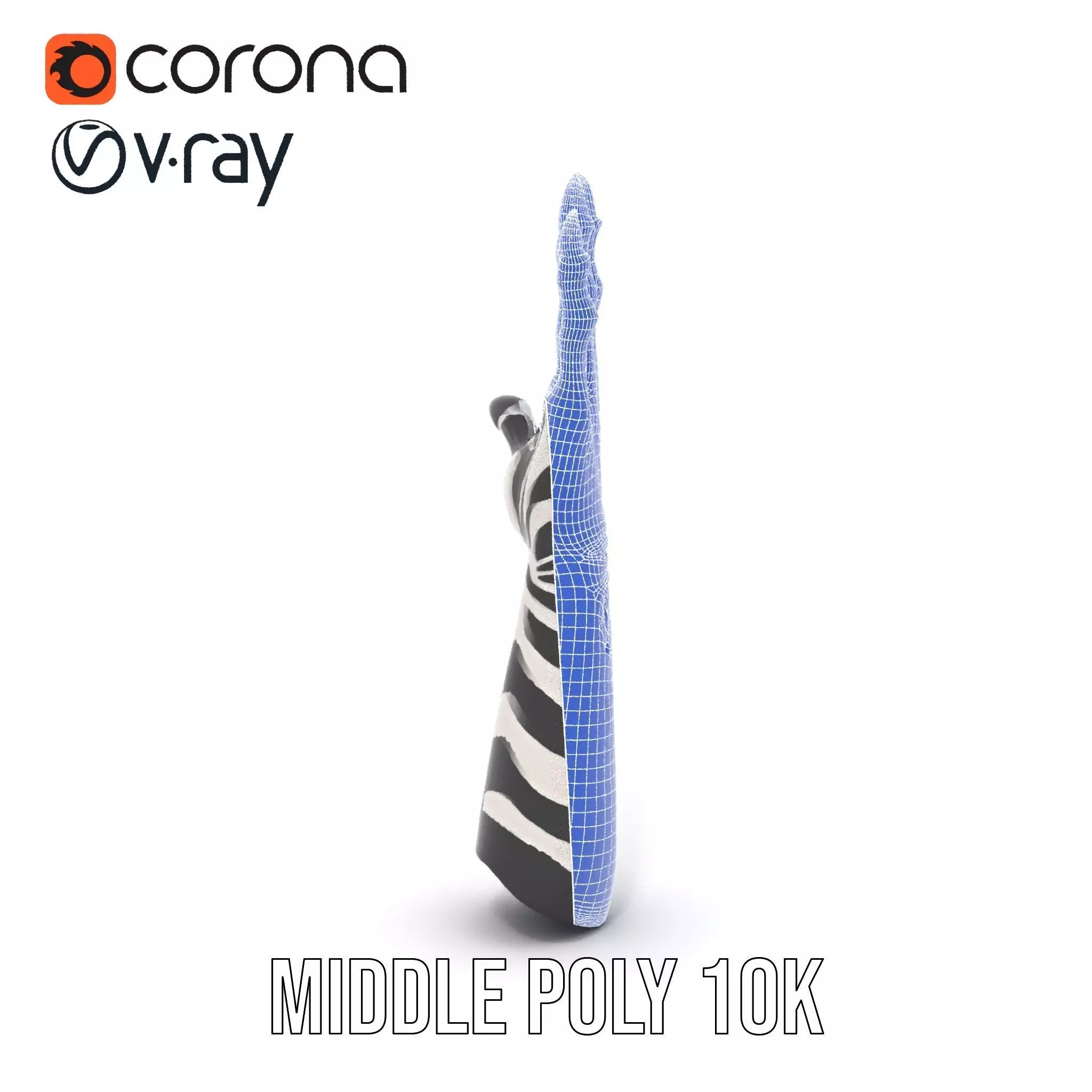 Skeleton Glove Hand model pack with detailed textures Low-poly 3D model_27