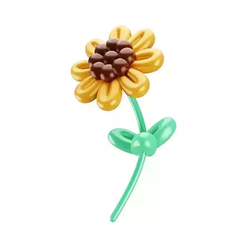 Beautiful 3D Flower Model