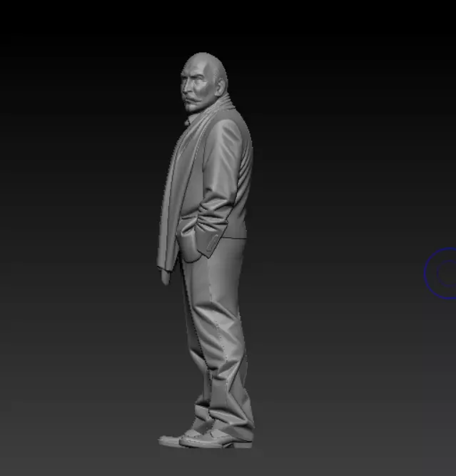 Tuncel Kurtiz ramiz karaeski Gercege Yakin Detayli 3D Model STL 3D print model_2