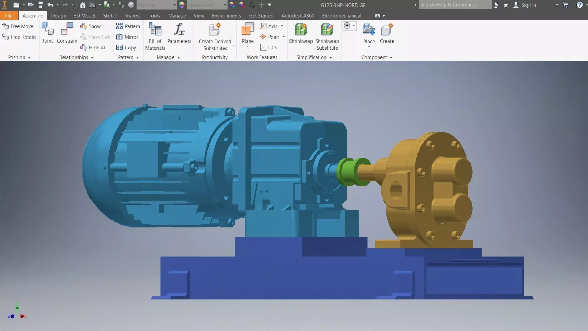 Pump Machined 3d model 3D model_16