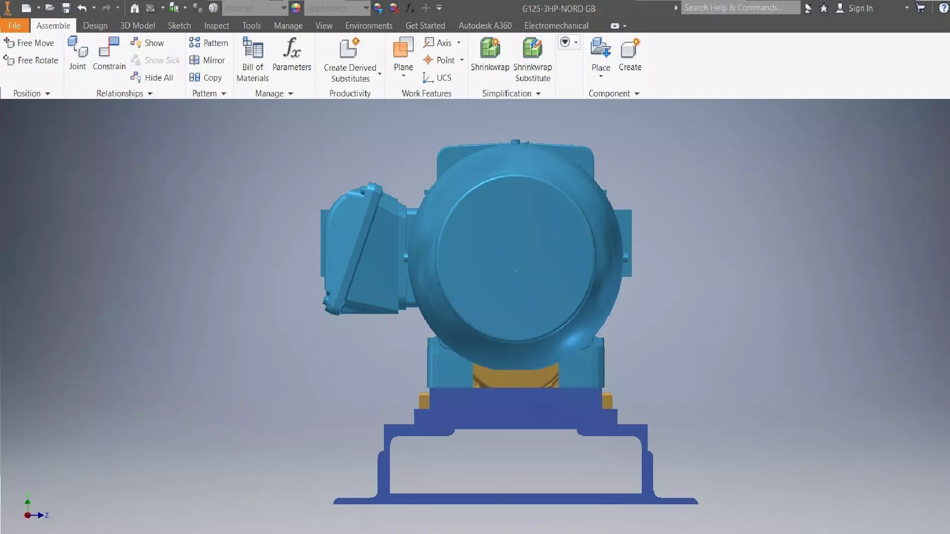 Pump Machined 3d model 3D model_3