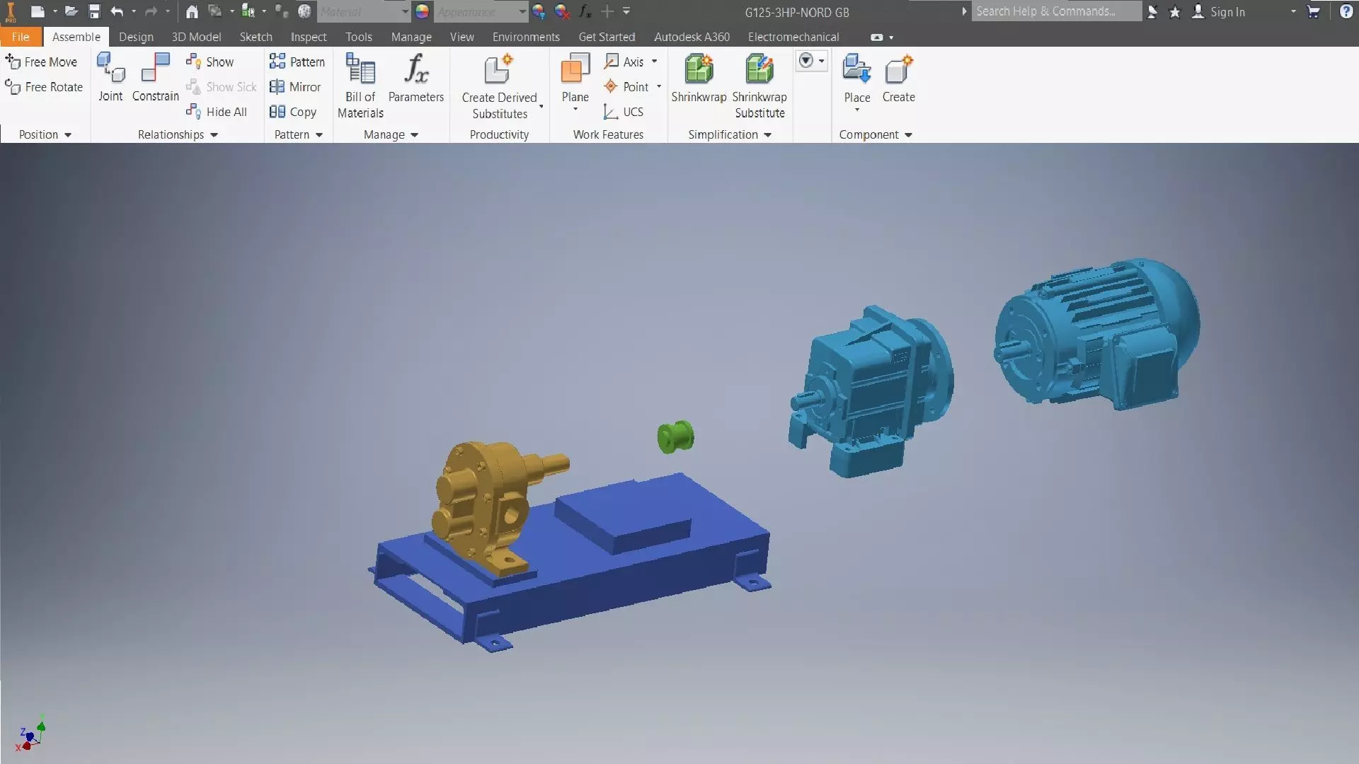 Pump Machined 3d model 3D model_9