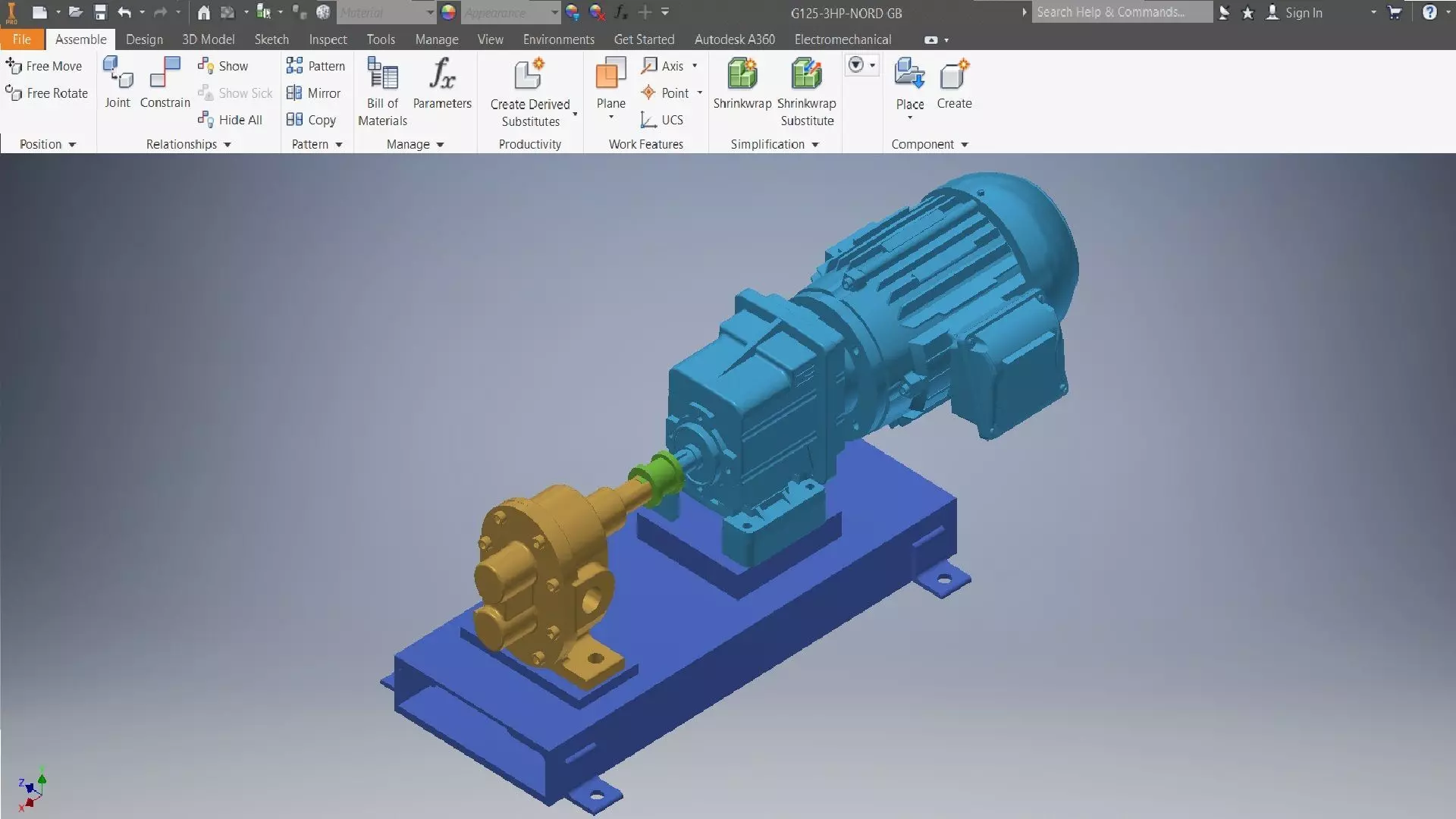 Pump Machined 3d model 3D model_19