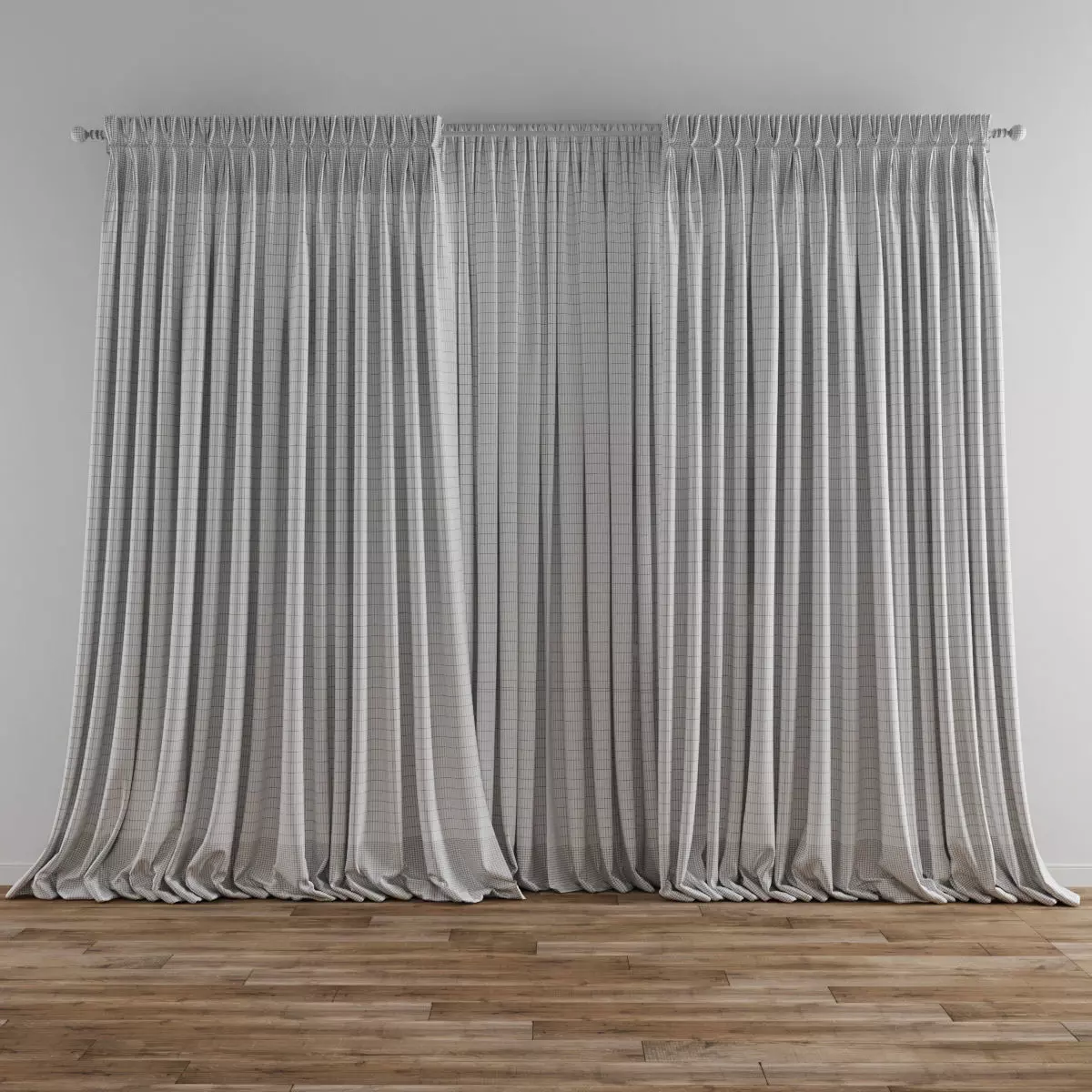 Curtain 006 3D model_6