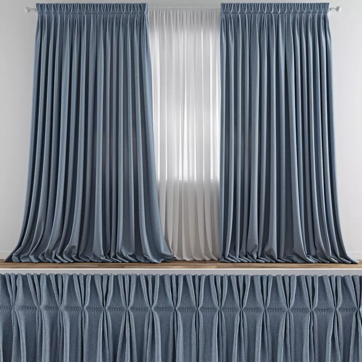 Curtain 006 3D model_0