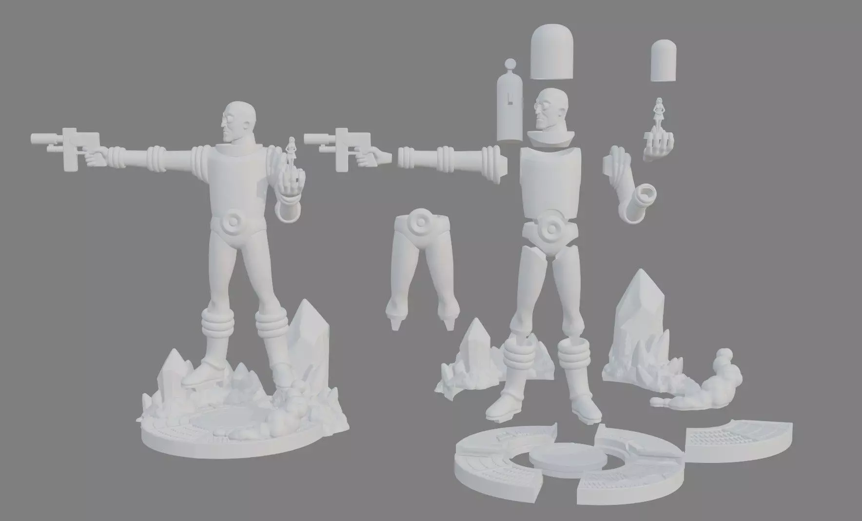 Mr Freeze 3D print model_4