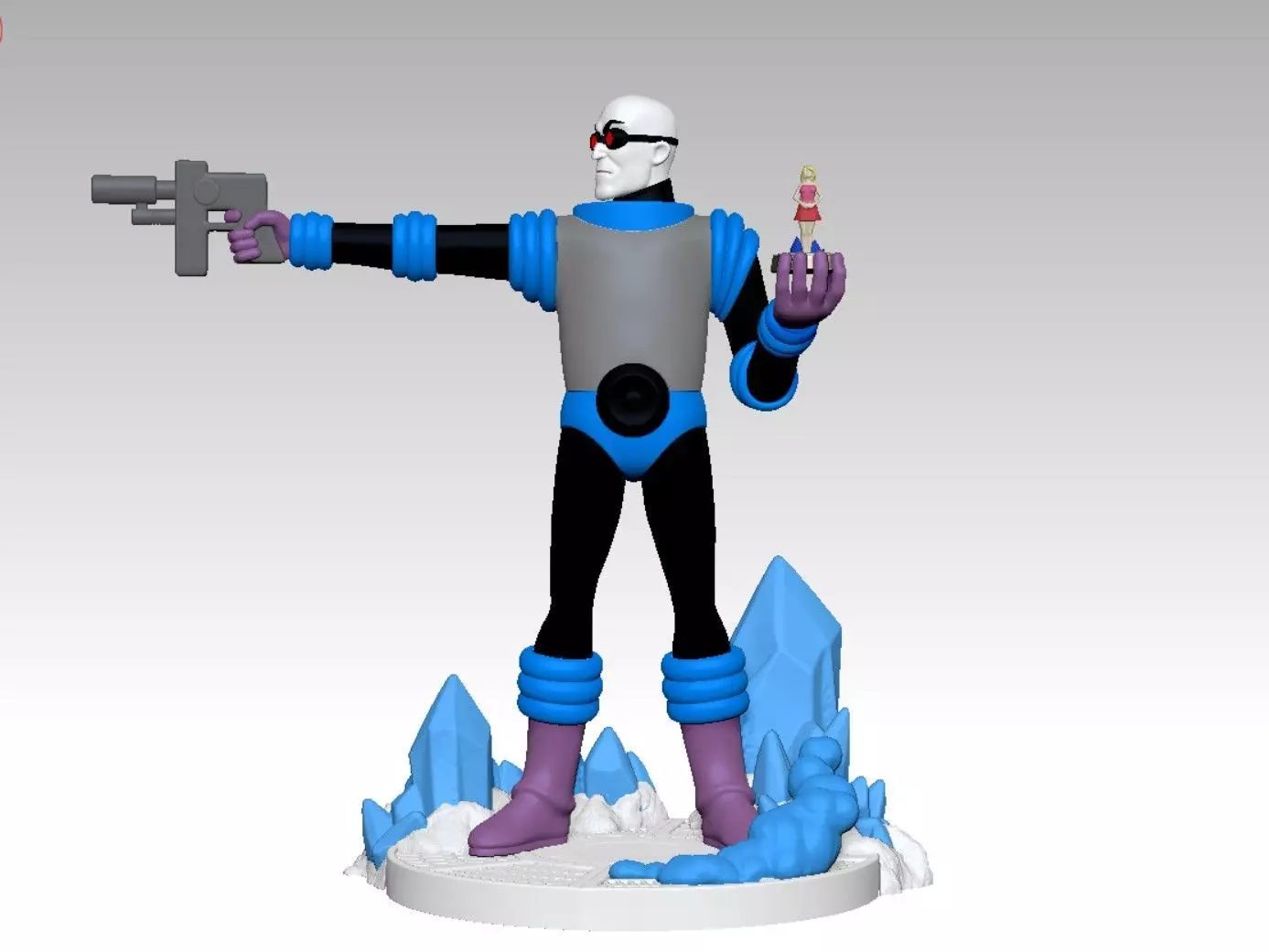 Mr Freeze 3D print model_3