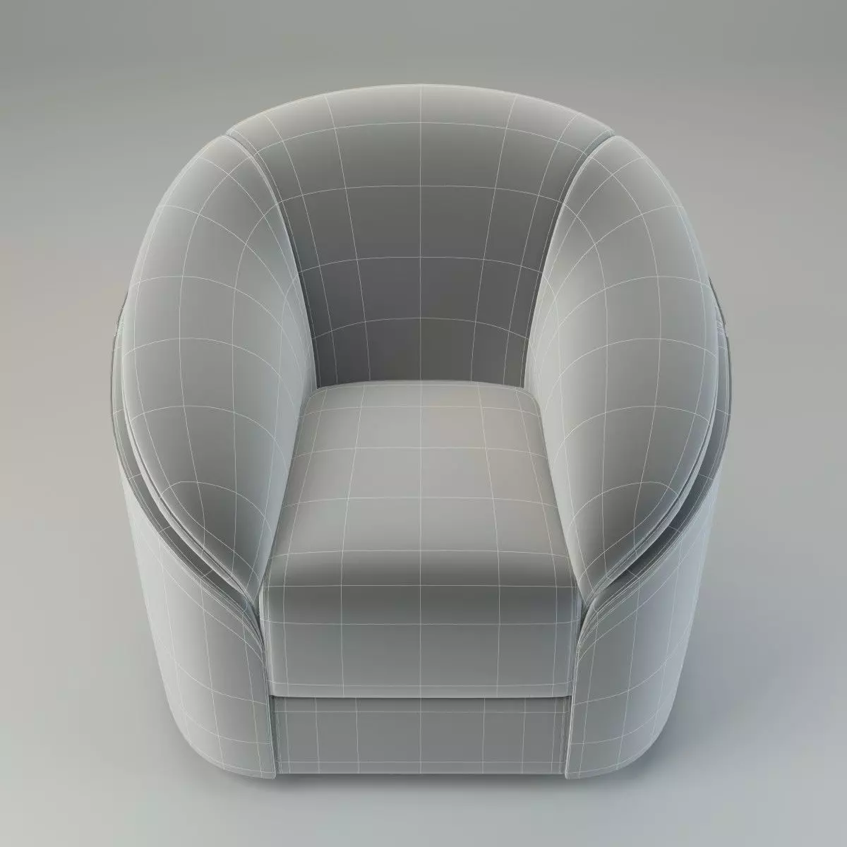 Armchair Donata - Basic Model 3D model_2