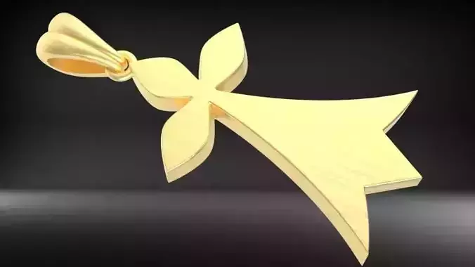Ermine Breton Pendant 3D print model