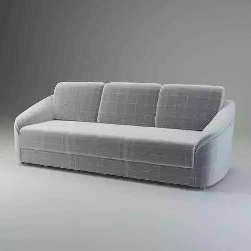 Straight Sofa Donata - Basic Model 3D model