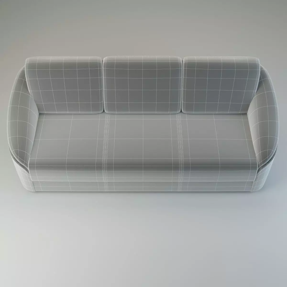 Straight Sofa Donata - Basic Model 3D model_2