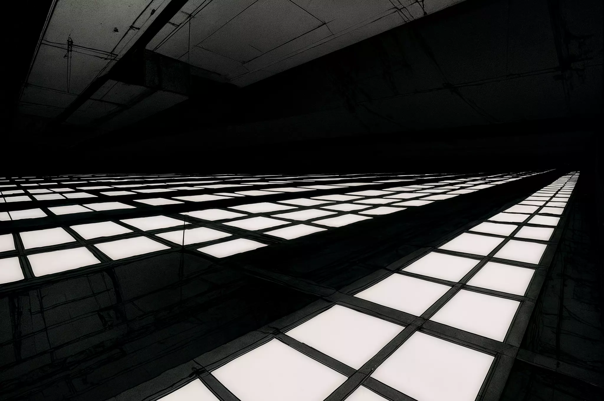 Modular labyrinth of the Blame megastructure Low-poly 3D model_6