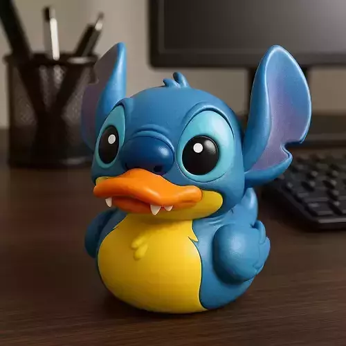 Rubber Duck - Stitch model - Lilo - 3D print 3D print model