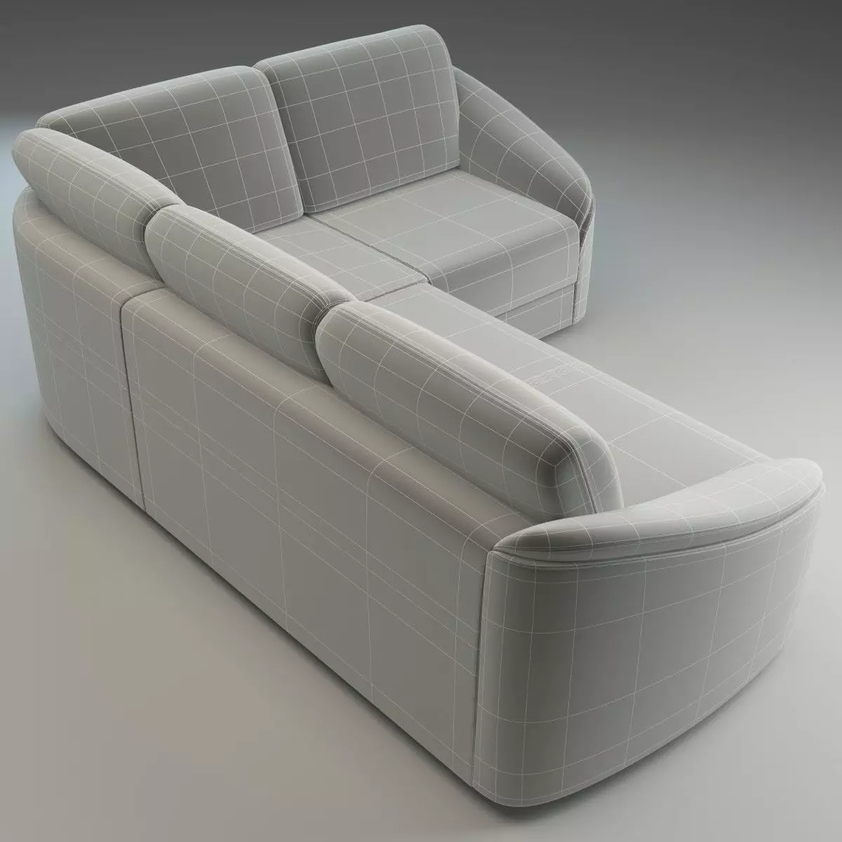 Corner Sofa Donata - Basic Model 3D model_6