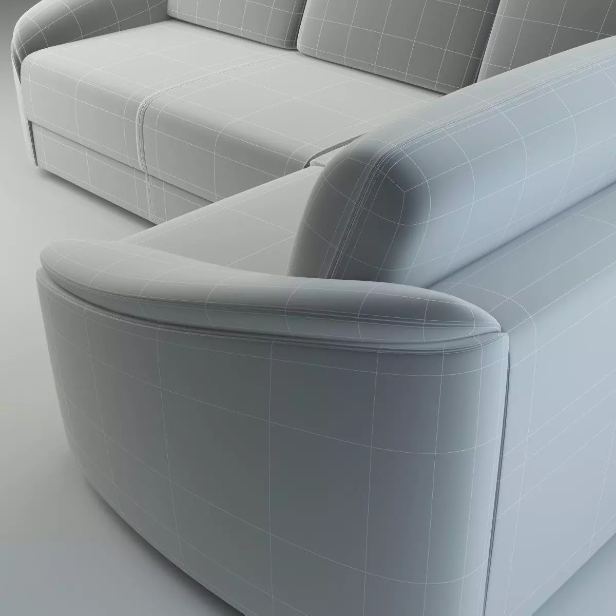 Corner Sofa Donata - Basic Model 3D model_3