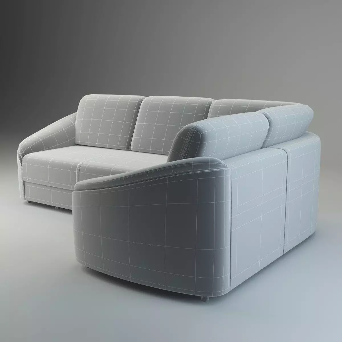 Corner Sofa Donata - Basic Model 3D model_1