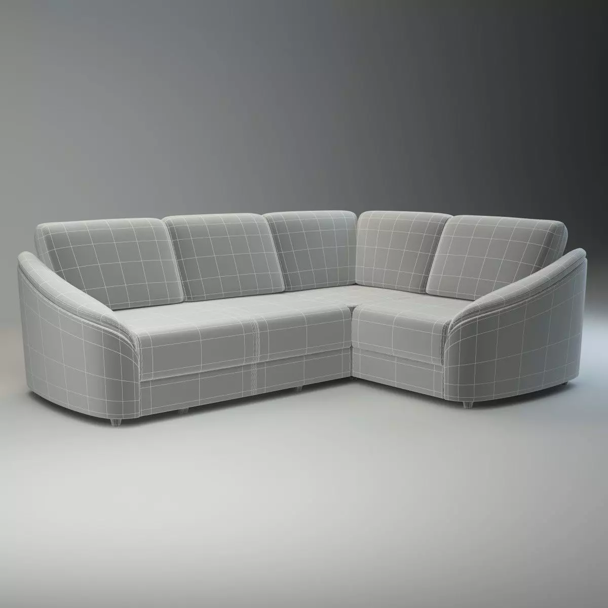 Corner Sofa Donata - Basic Model 3D model_0