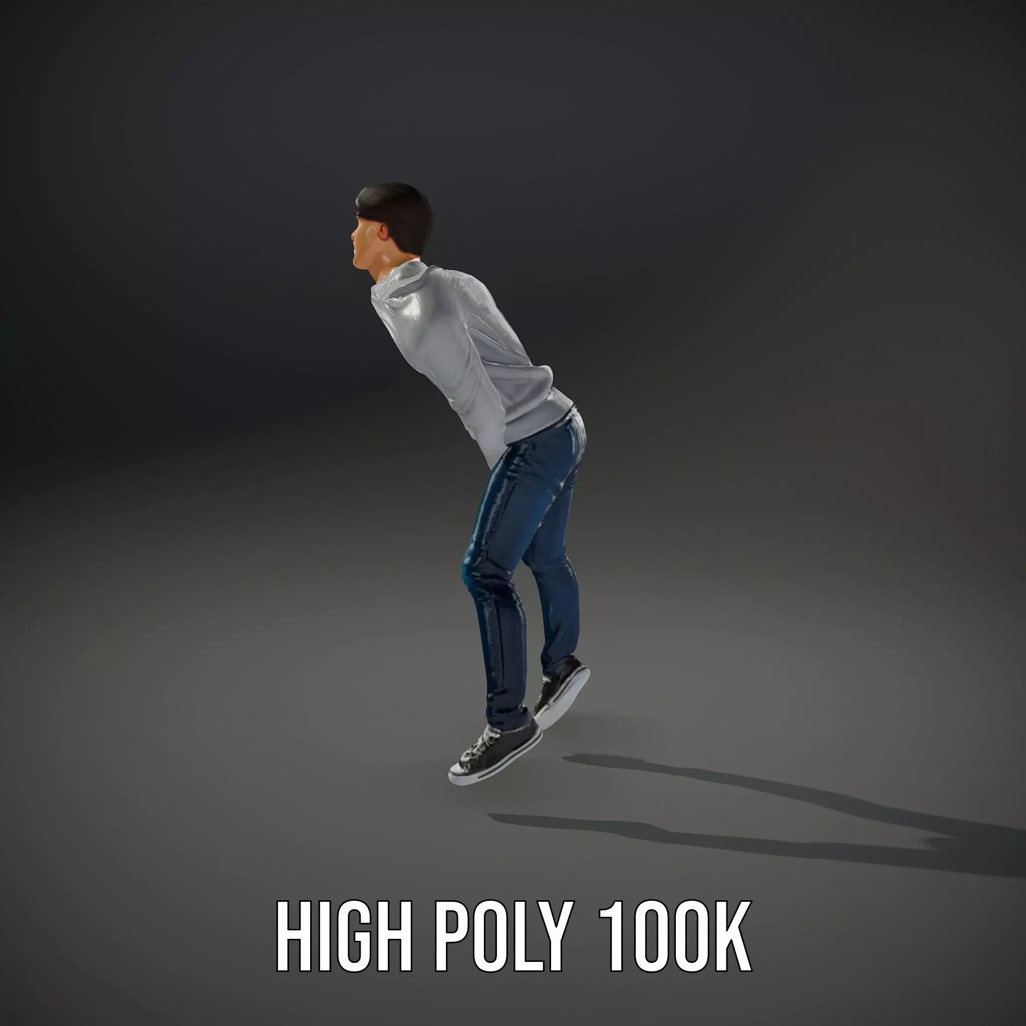Casual Outfit Male Character model pack Low-poly 3D model_34