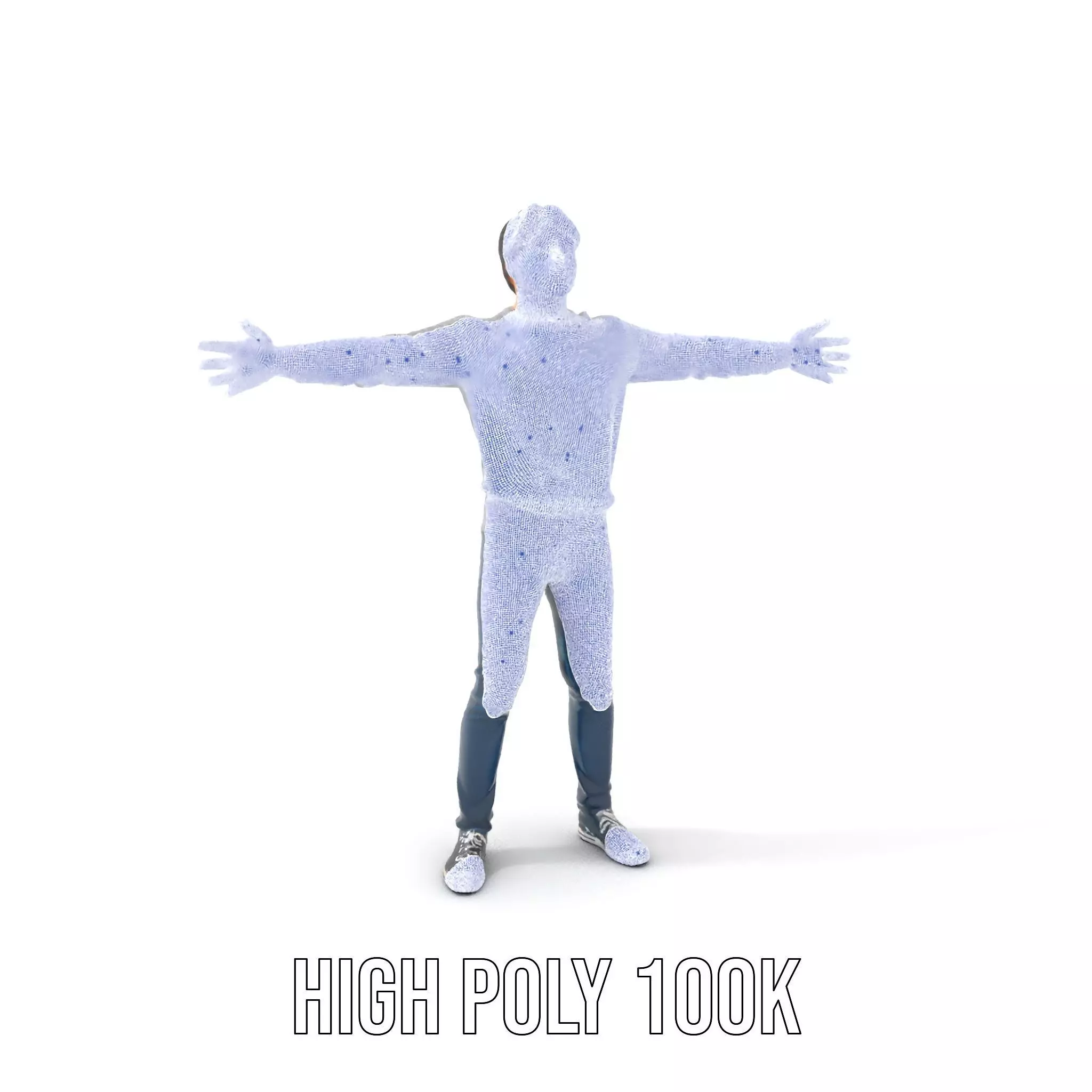 Casual Outfit Male Character model pack Low-poly 3D model_4