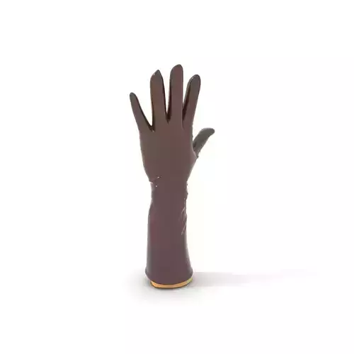 Elegant Velvet Glove Model Pack Low-poly 3D model