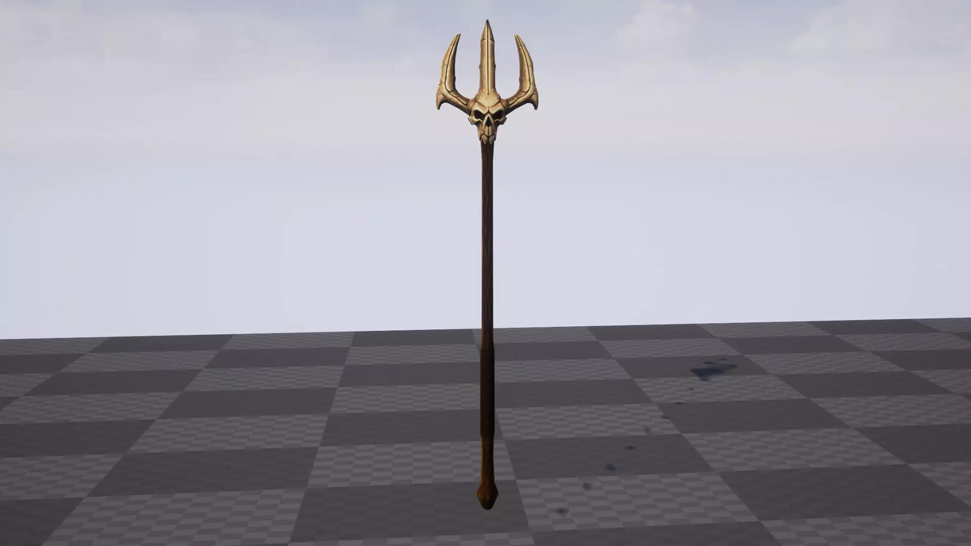 Demon Spearman - Game ready character Low-poly 3D model_5